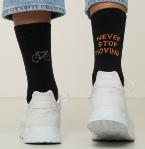 Socken "Marula Never Stop" - schwarz