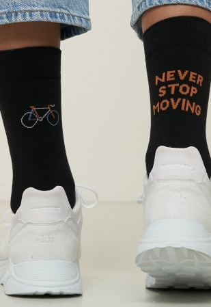 Socken "Marula Never Stop" - schwarz