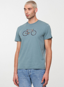 T-Shirt "Agave Bike" - light petrol