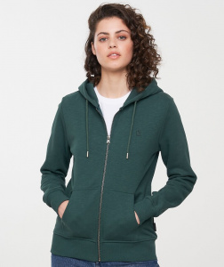 Sweatjacke "Dahlia" - deep green
