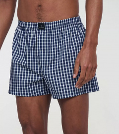 Boxershorts "Amargo Check" - royal blue