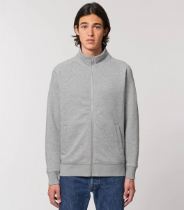 Zip Jacket "Stanley Trailer" - heather grey