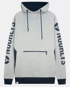 Hoodie "Raffig" - ash/navy