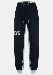 Jogging Pants "Sundag" - navy/silver blue