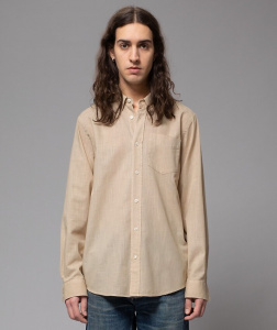 Nudie Hemd "Chuck BD" - cream