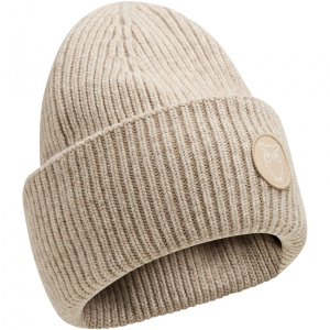 Big Rib Beanie (Wolle) - nature melange