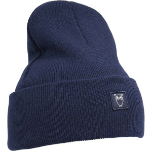 Woll-Beanie - dunkelblau