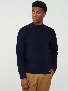 Pullover "Chives" (Wolle) - dark navy