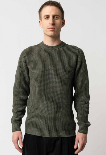Strickpullover "Ravi" - green melage