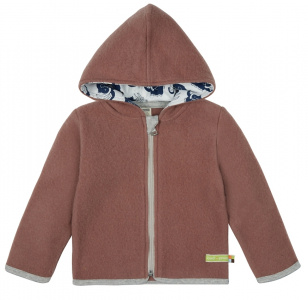 Wollfleece-Jacke - nougat