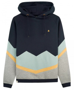 Hoodie "Beevern" - navy/blue/honey/ash