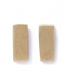 Ohrringe "Short Bar" - messing