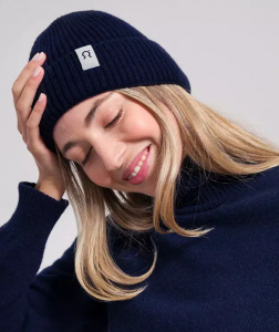 Cashmere Beanie "Marcello" - blue mora