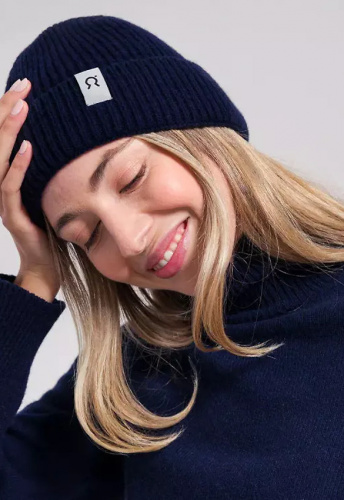 Kaschmir-Mütze "Marcello" - blue mora