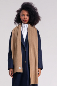 Cashmere Scarf "Federico" - beige sughero