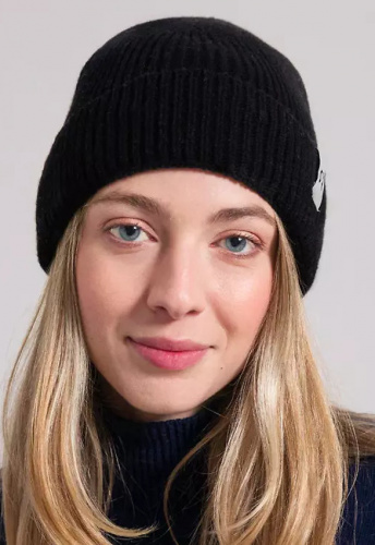Kaschmir-Mütze "Marcello" - black ardesia