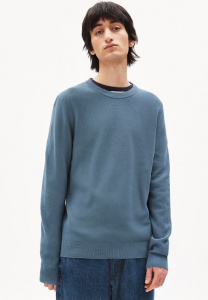 Feinstrick-Pullover "Graano Compact" - blue steel