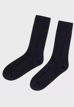 Dicke Woll-Socke - schwarz Dicke Woll-Socke - schwarz