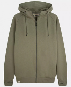 Zip-Hoodie "Steen" - laurel oak