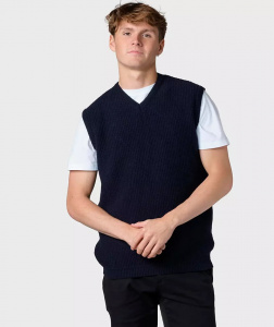 Strickpullunder "Folke" (Wolle) - navy