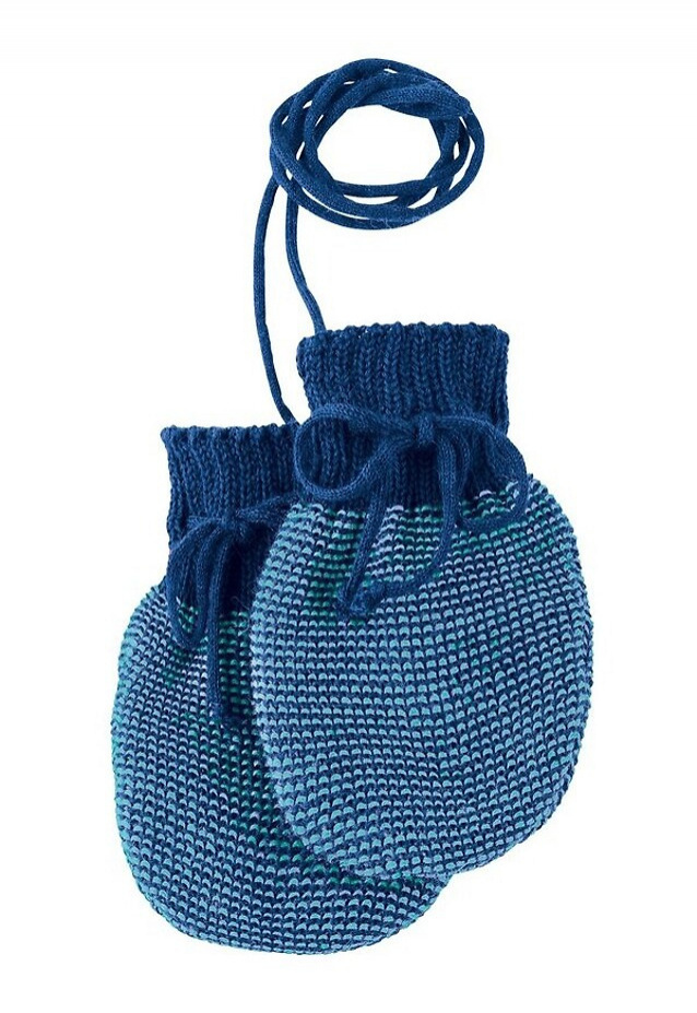 Strick-Handschuhe - marine/lagoon