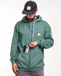 Bleed Kapuzenzipper "Woodyhoody" - grün