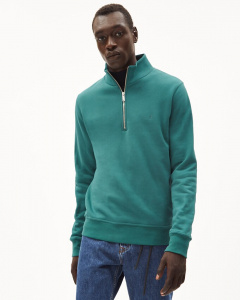Troyer Sweatshirt "Waali Comfort" - spruce green