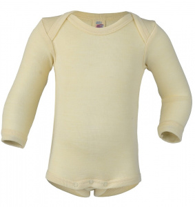 Baby-Body LS, (wool/silk) - natural