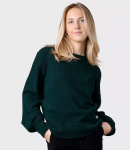 Merino-Strickpullover "Rachel" (Wolle) - moss green