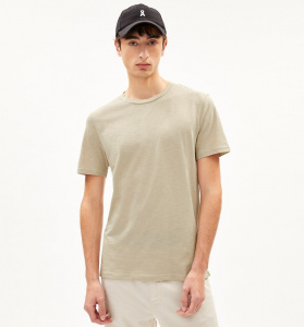 T-Shirt "Jaames Structure" - sand stone/light sand sto