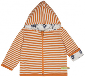 Reversible Hooded Jacket - carrot