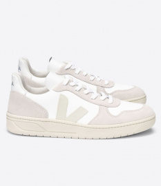 Veja "V-10 B-Mesh" - white natural pierre