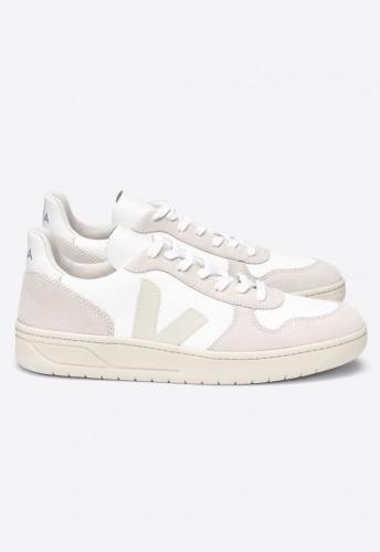 Veja "V-10 B-Mesh" - white natural pierre