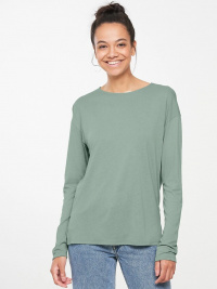 Longsleeve "Fuchsia" - leaf green