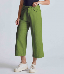 Linen Culotte "Betty" - spring green