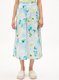 Skirt "Aaimemi Aqua Floral" - morning sky