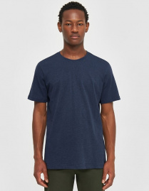Basic Tee - blau meliert Basic Tee - blau meliert