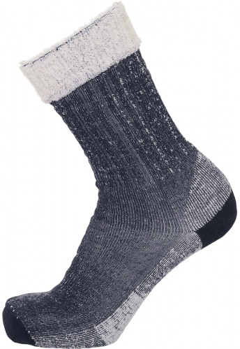 Wollsocke "Terry" - dunkelblau