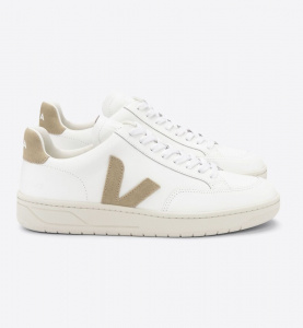 Veja "V-12 Leather" - extra white dune