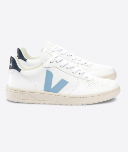 Veja "V-10 CWL" (vegan) - white steel nautico