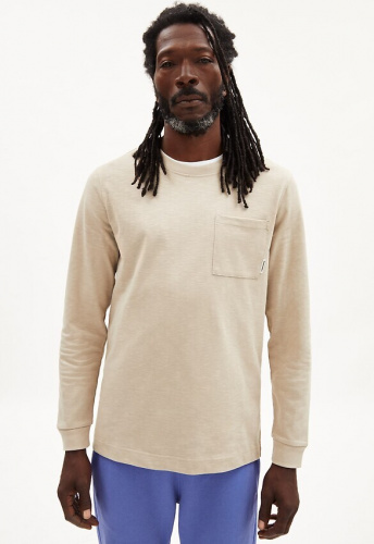 Longsleeve "Baazo Flamé" - sand stone