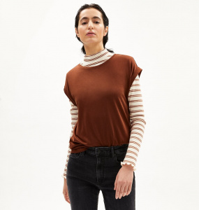 Shirt "Jilaana" - cacao
