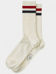 Nudie Socken "Amundsson Sport" - offwhite/navy/red