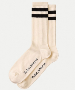 Nudie Socken "Amundsson Sport" - offwhite/navy