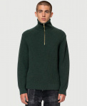 Nudie Troyer "August Zip" (Wolle) - racing green