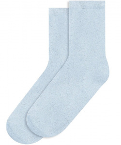 Socken "Glitter" - airy blue