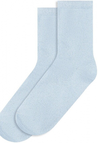 Socken "Glitter" - airy blue