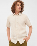 Givn Linen Shirt "Dylan" - beige