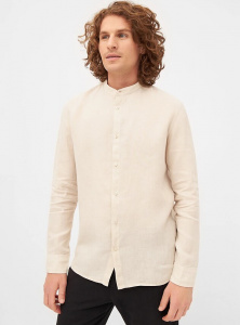 Givn Linen Shirt "Wes" - beige