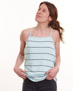 Bleed "Easy-Stripe Top" - blau